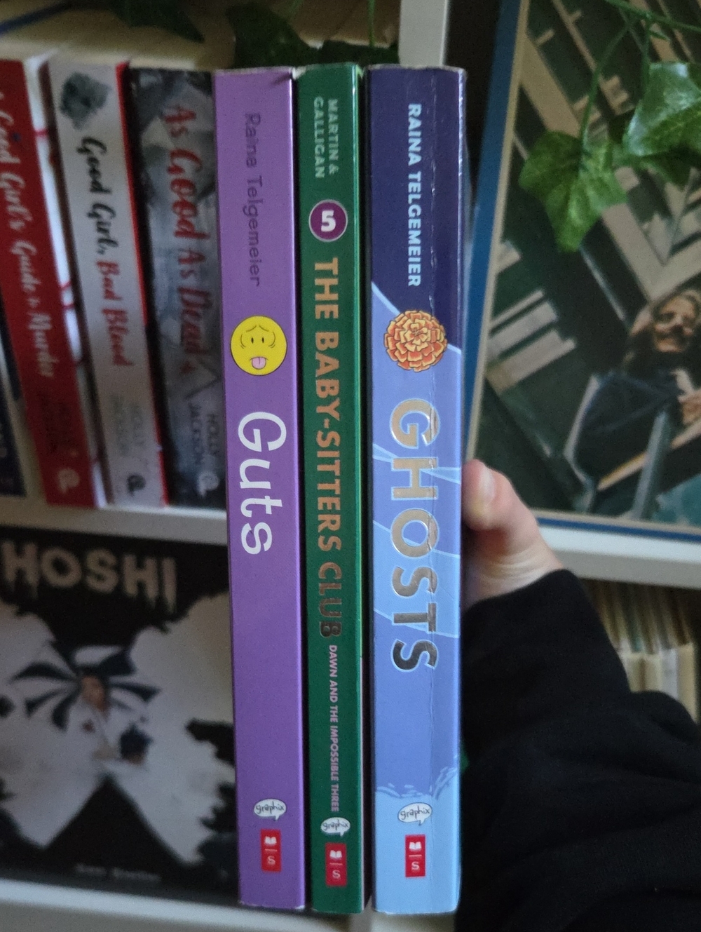 BOOK BUNDLE- Guts, Ghosts, The Babysitters Club (5), All Paperpacks